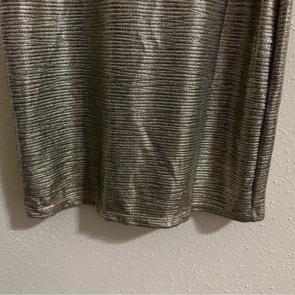 Alice + Olivia Delora Metallic Mini Dress Size 2 - Picture 5 of 8